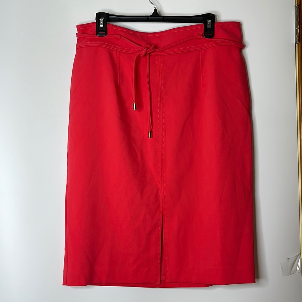 NWT Ann Taylor Petites Womens Coral Pencil Skirt SIZE 14P Petite PLUS SIZE